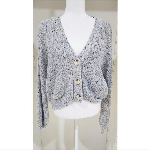 BB Dakota Steve Madden Speckle Agent Cardigan Sweater Size Xs - Picture 2 of 8